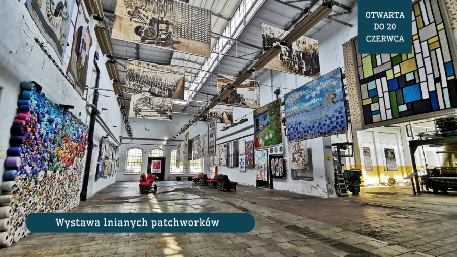 Wystawa lnianych patchworków