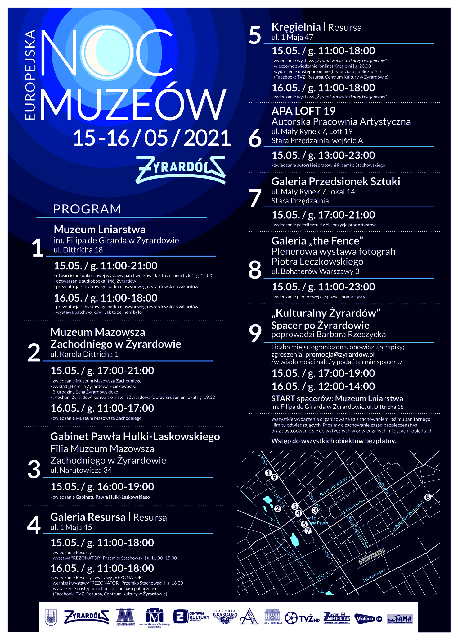 noc muzeów 2021 szczegółowy program