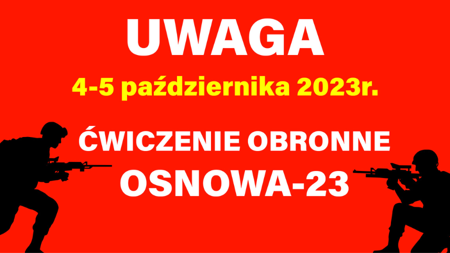 Ćwiczenia obronne na terenie miasta Żyrardowa