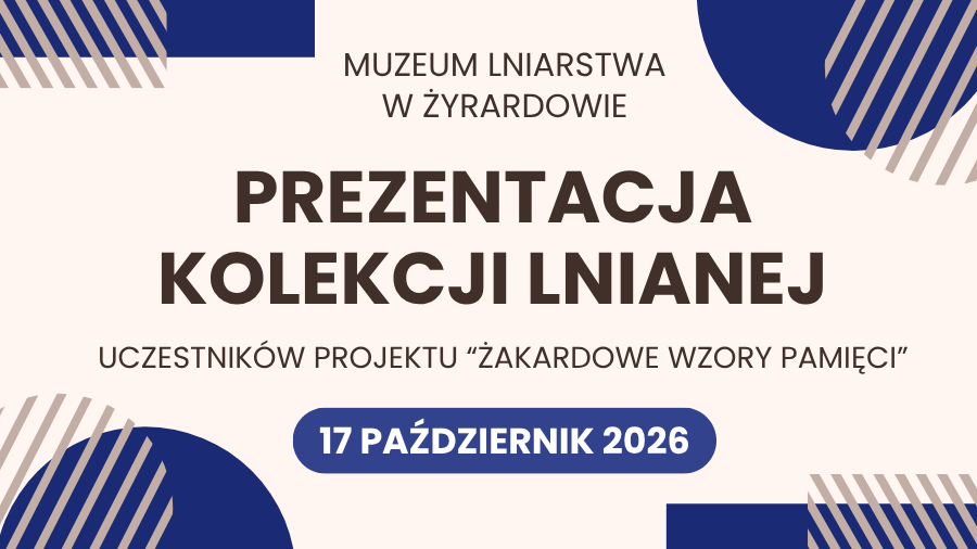 Od żyrardowskiego żakardu do wybiegu. Zapraszamy na finał projektu „Żakardowe wzory pamięci”!